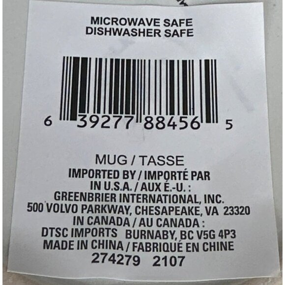 Greenbrier International, Inc. Set of 3 Ceramic Dog Themed Coffee Mugs 4" Tall - Picture 12 of 16